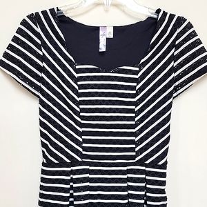 Alya Black & White Dress XS